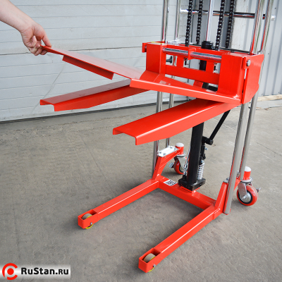 Гидравлический Штабелер с Подъемной Платформой HS4015  OXLIFT 400 кг 1,5 м фото №8 Гидравлический Штабелер с Подъемной Платформой HS4015  OXLIFT 400 кг 1,5 м фото №8