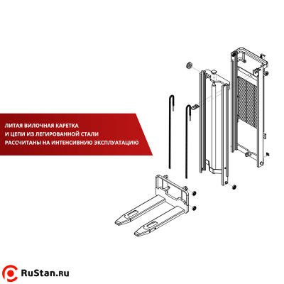 Самоходный Штабелер с Платформой для Оператора BX-4520 OXLIFT  4,5 м 2000 кг фото №5 Самоходный Штабелер с Платформой для Оператора BX-4520 OXLIFT  4,5 м 2000 кг фото №5