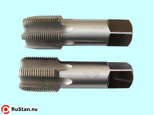 Метчик G 1/8" 9ХС трубный цилиндрический, ручной к-т из 2-х шт. (28 ниток/дюйм) DIN 5157 "CNIC" фото №1 Метчик G 1/8" 9ХС трубный цилиндрический, ручной к-т из 2-х шт. (28 ниток/дюйм) DIN 5157 "CNIC" фото №1