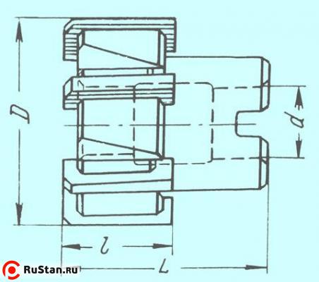 Развертка d 95,0х55х90х40 Н9 насадная Р6М5 со вставными пластинами Z=10 фото №1