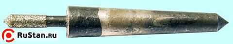 Головка алмазная цилиндрическая d 2,8мм к/х АС4 80/63 конический хв. фото №1 Головка алмазная цилиндрическая d 2,8мм к/х АС4 80/63 конический хв. фото №1