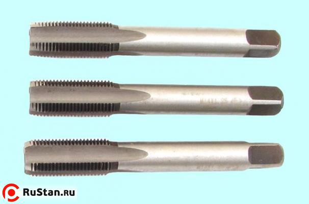 Метчик М 7,0 (1,0) ручной, к-т из 3-х шт. "CNIC" фото №1