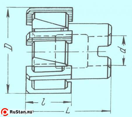 Развертка d 62,0х32х58х22 S2 насадная Р6М5 со вставными ножами Z=8 фото №1