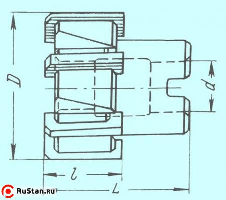 Развертка d 72,0х65х27 А3 насадная Р6М5 со вставными пластинами Z=8  фото №1