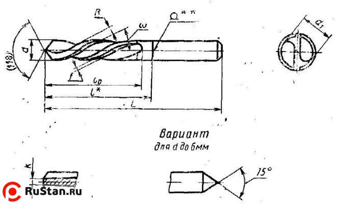 Сверло d  1,75 х11х 36  ц/х Р6АМ5  короткое левое с вышлифованным профилем ГОСТ 4010-77 "CNIC" фото №1