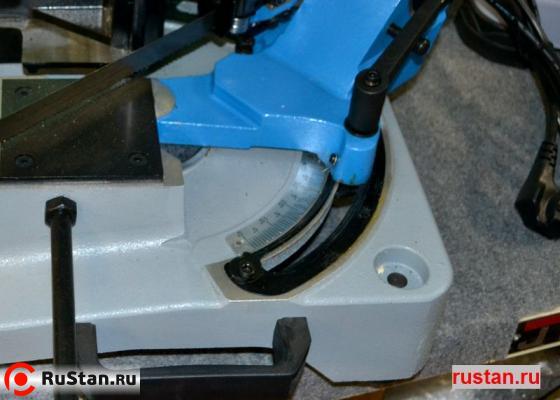 Переносной настольный ленточнопильный станок 349V JET - поворотная шкала, компания "РуСтан" фото №12 JET J-349V фото №12