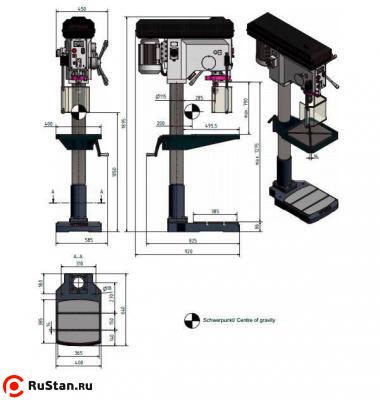 Вертикально-сверлильный станок OPTIdrill B34H фото №3 OPTIdrill B34H фото №3