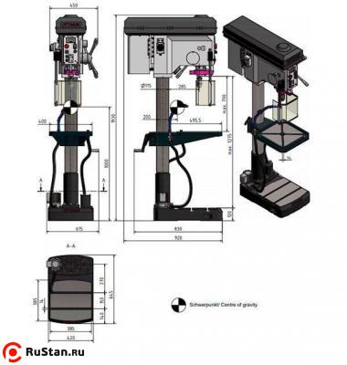 Вертикально-сверлильный станок OPTIdrill B34HV фото №2 OPTIdrill B34HV фото №2