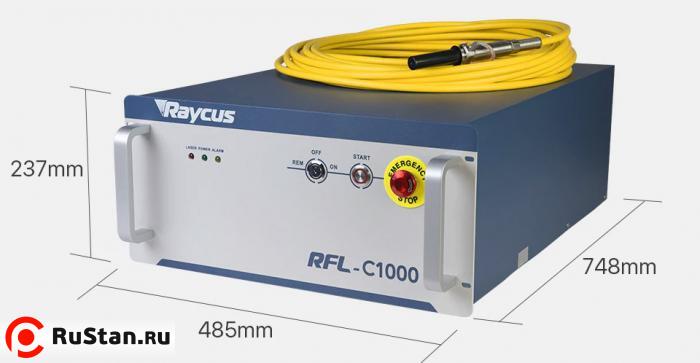 Размеры Raycus RFL-C1000 фото №3 Размеры Raycus RFL-C1000 фото №3