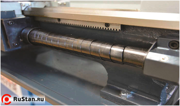 Телескопическая защита ходового винта от стружки эффективно защищает ходовой винт от износа. фото №16 METAL MASTER MML 2550M фото №16