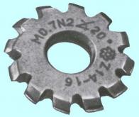 Фреза m 4,0 №3 80х27х14,0 Р6М5 20 град, Z=12