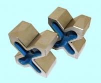 Призмы поверочные и разметочные чугунные 150х130х 75мм тип П2-2 кл.точн.2 (комплект из 2-х шт) 