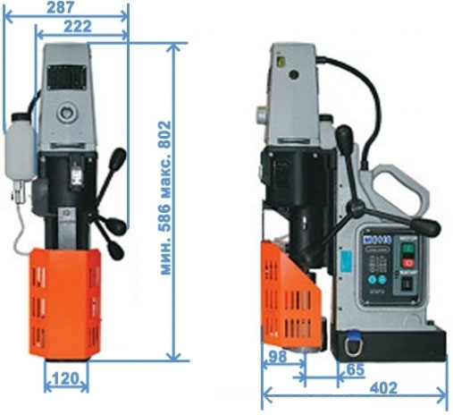 Сверлильная машина на электро-магнитном основании МС-130 - Фото 1